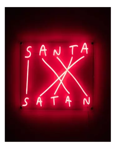 Santa Satan Lampada a Led