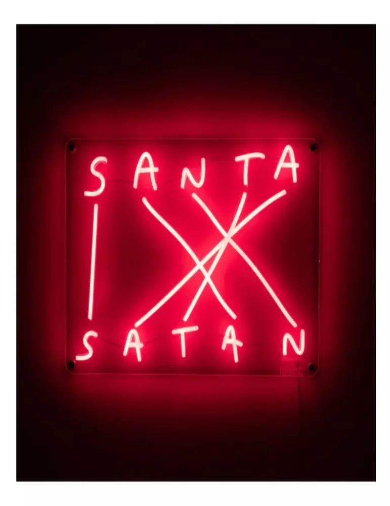 Santa Satan Lampada a Led