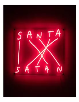 Santa Satan Lampada a Led