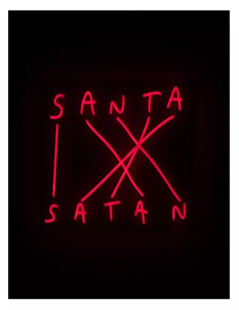 Santa Satan Lampada a Led