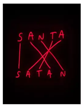 Santa Satan Lampada a Led
