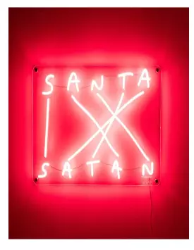 Santa Satan Lampada a Led