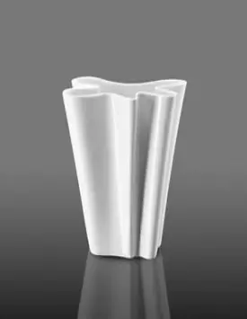 Flux - Vaso porcellana Bianco