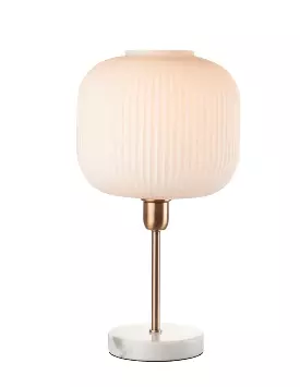 Lampada vetro e marmo