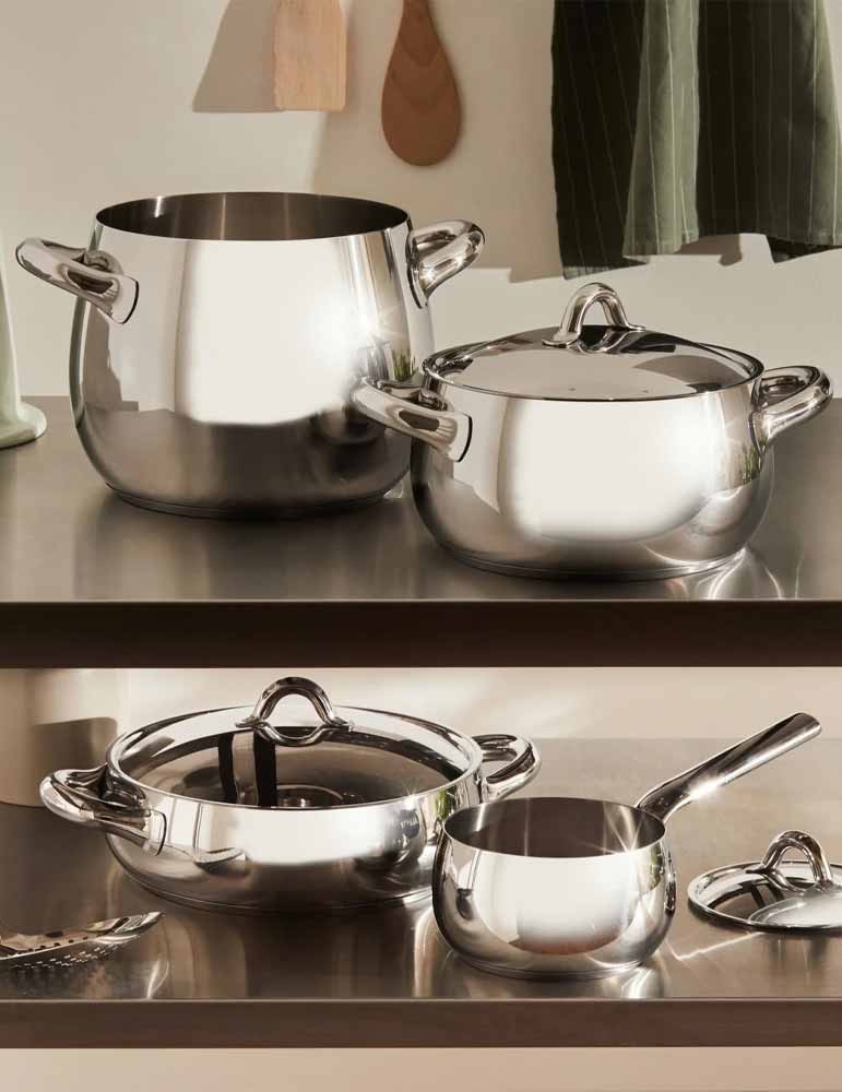 Alessi Set 7 Pentole Mami