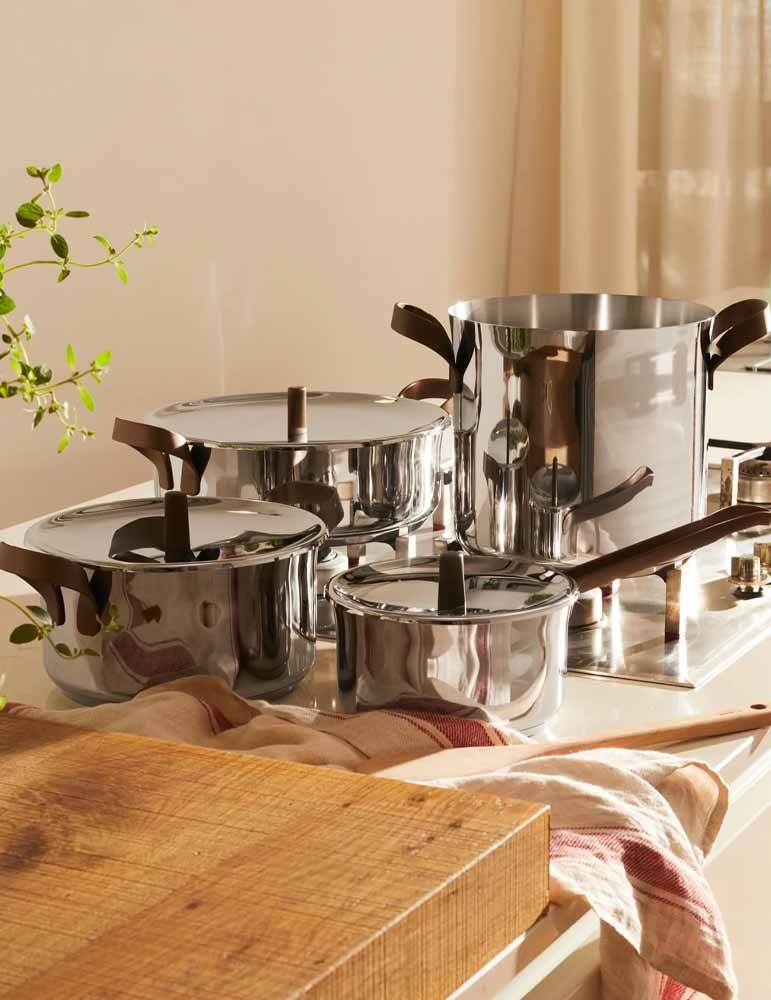 Alessi Set 7 Pentole Edo