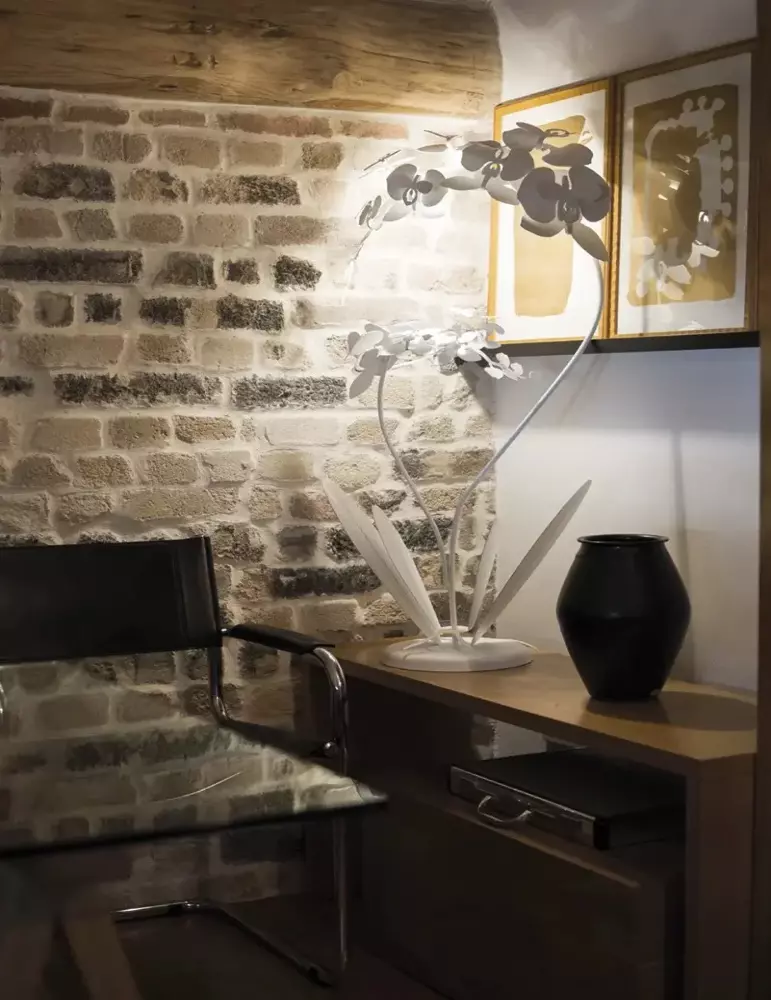 Lampada da terra Orchidea grande