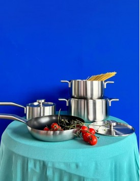 Alessi Set 7 Pentole Bones