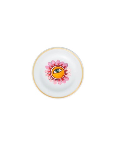 Piattino fiore occhio