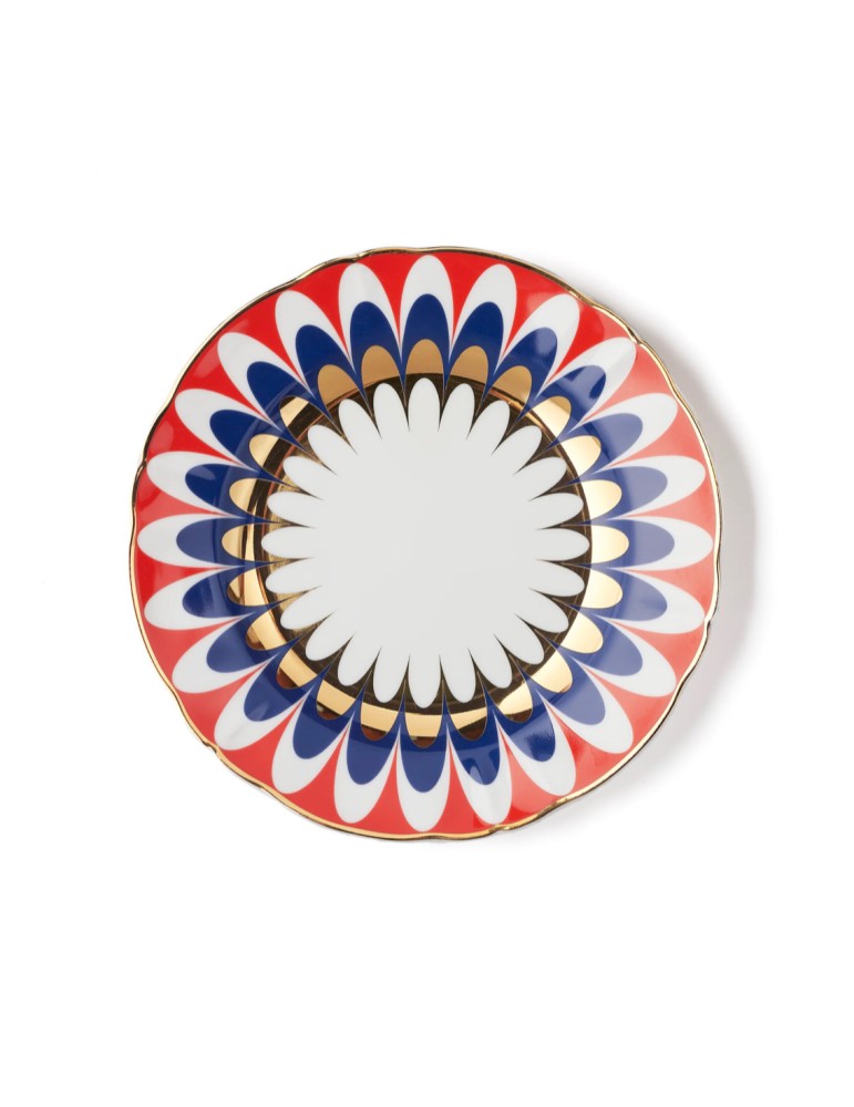 Piatto dessert flora