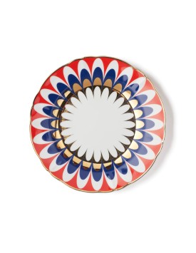 Piatto dessert flora