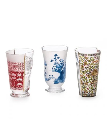 Set di 3 bicchieri da cocktail Hybrid