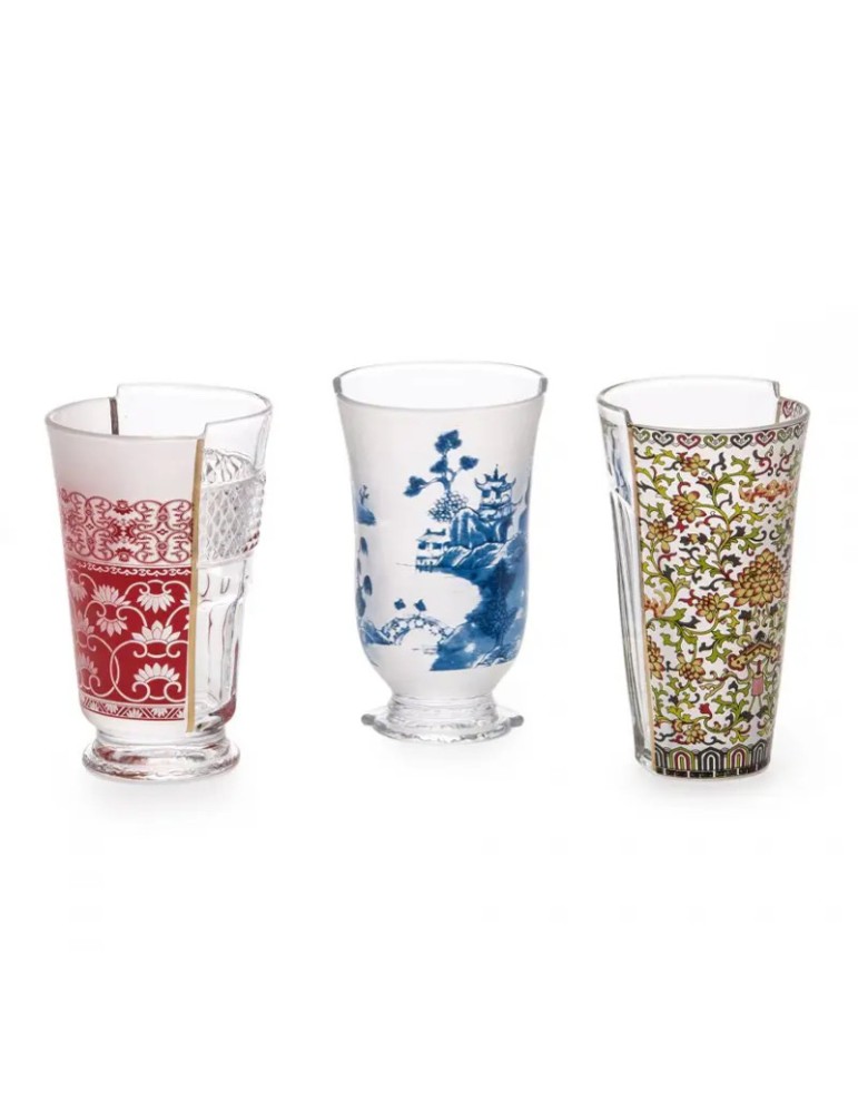 Set di 3 bicchieri da cocktail Hybrid