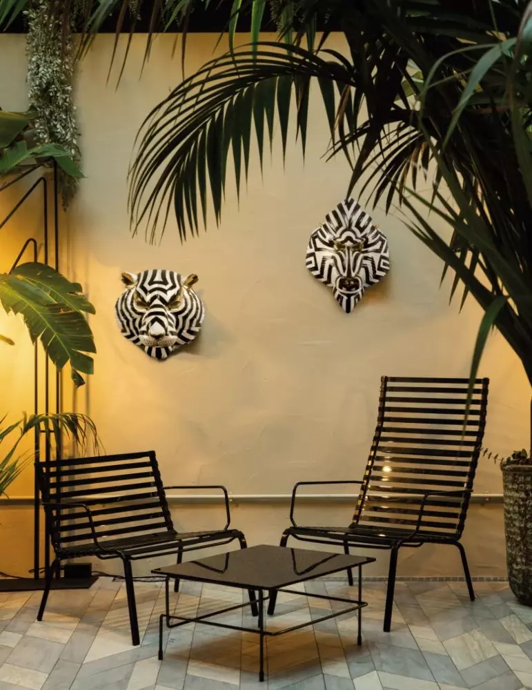 Maschera Mandrillo (nero-or)