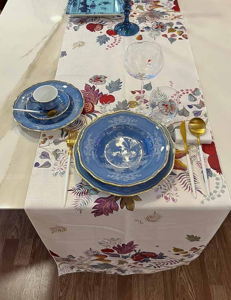 Ginori Posto Tavola Piatti Oriente Italiano Pervinca