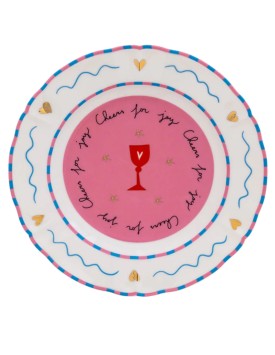 Piatto frutta bicchiere