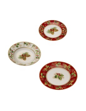 Set 18 posto tavola pigne - LAMART