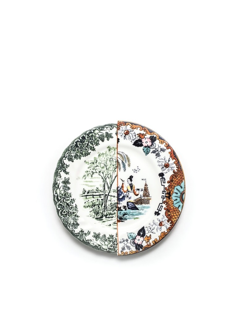 Piatto Piano In Porcellana "Hybrid" - Seletti