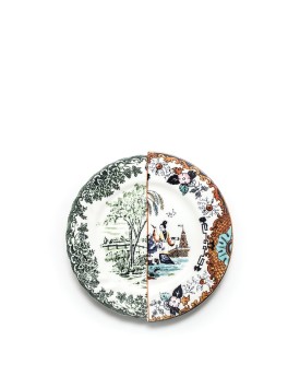 Piatto Piano In Porcellana "Hybrid" - Seletti