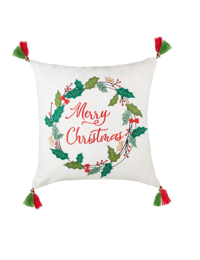 Cuscino quadrato Merry Christmas - L'oca Nera