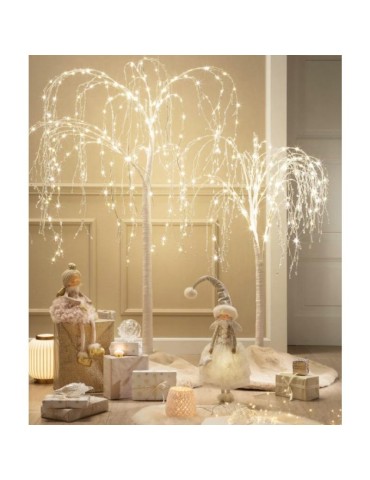 Salice luminoso con cristalli grande - L' oca Nera