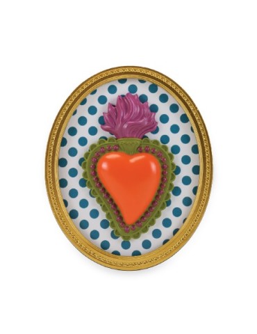 Quadro Ovale " Ton Coeur " Henriette