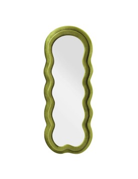 Miki - specchio da muro velluto verde