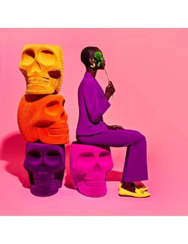 Sgabello e Tavolino Mexico Velvet