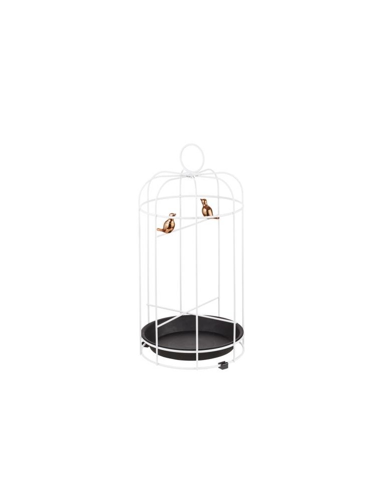 Portaombrelli bianco in metallo