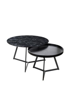 Tavolini tondi - set 2 pz