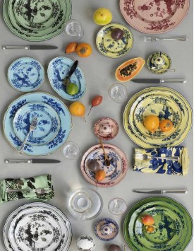 Ginori Servizio 18 Piatti Posto Tavola Oriente Italiano