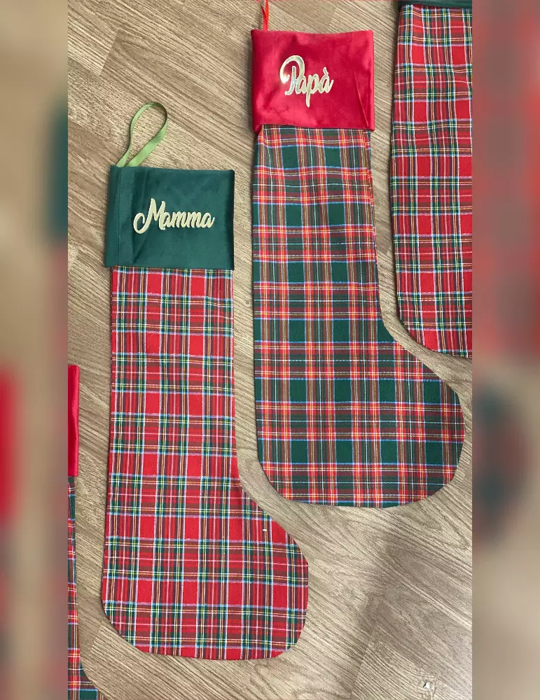 Calza Tartan Velluto Epifania