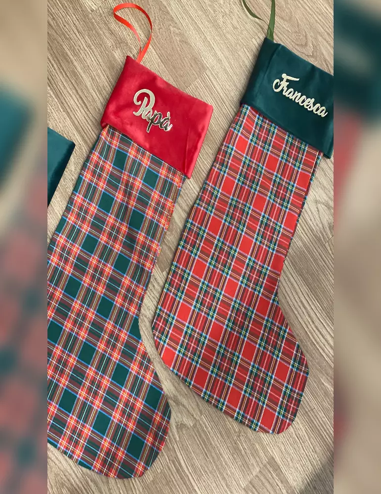 Calza Tartan Velluto Epifania