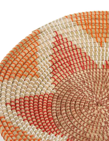 Decorazione murale arancio