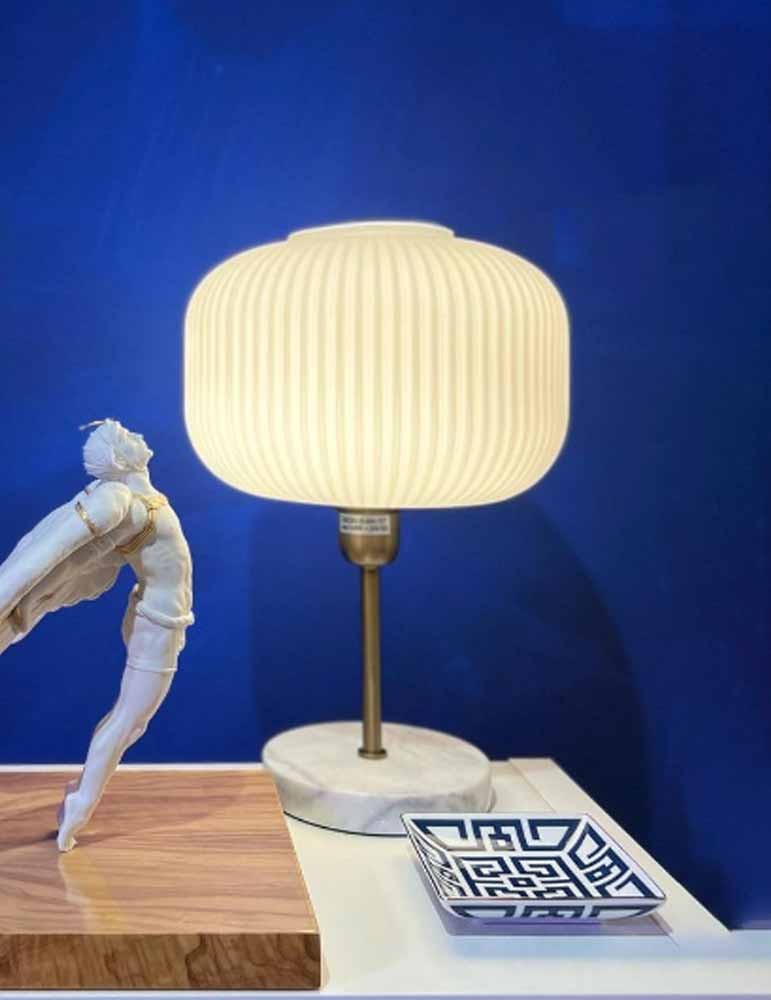 L'Oca Nera Lampada Vetro e Marmo